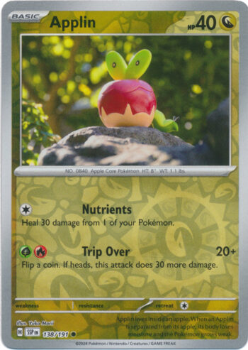 Applin 138/191 - Surging Sparks - Reverse Holo Common