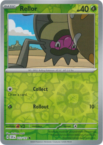 Rellor 13/191 - Surging Sparks - Reverse Holo Common