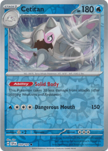Cetitan 54/191 - Surging Sparks - Reverse Holo Common