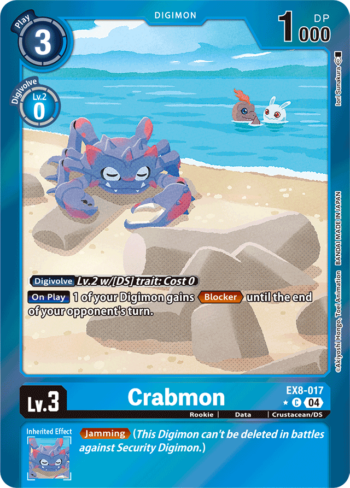 Crabmon EX8-017 - Chain of Liberation - (Limited Foil) Common