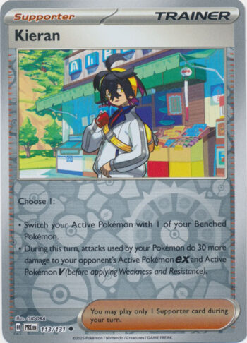 Kieran 113/131 - Prismatic Evolutions - Reverse Holo Uncommon