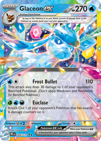 Glaceon ex 26/131 - Prismatic Evolutions - Ultra Rare