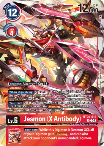 Jesmon (X Antibody) BT20-019 - Special Booster Ver.2.5 - Rare