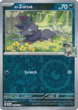 N's Zorua 97/159 - Journey Together - Reverse Holo Common