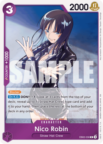Nico Robin EB02-036 - Anime 25th Collection - Rare