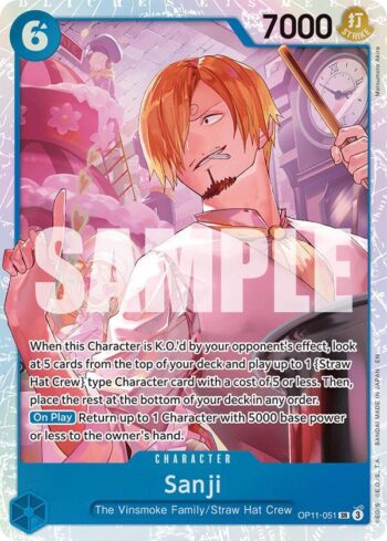 Sanji OP11-051 - A Fist of Divine Speed - Super Rare