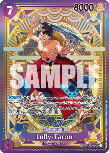 Luffy-Tarou ST18-005 - A Fist of Divine Speed - SP Alternate Art Super Rare