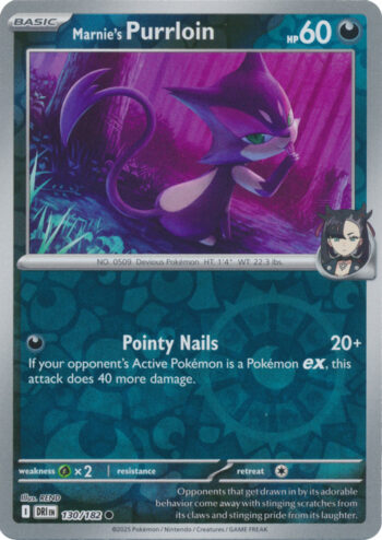 Marnie’s Purrloin 130/182 - Destined Rivals - Reverse Holo Common
