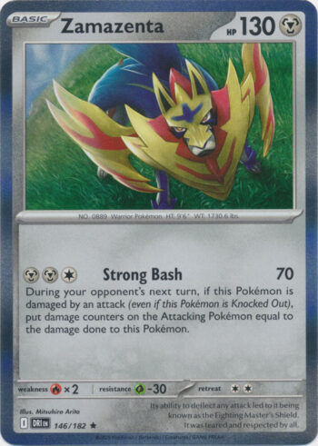 Zamazenta 146/182 - Destined Rivals - Holo Rare