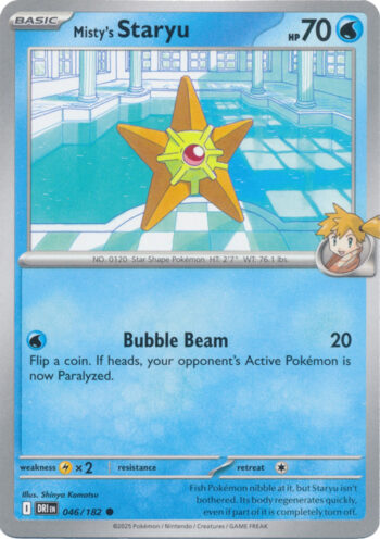 Misty's Staryu 46/182 - Destined Rivals - Common
