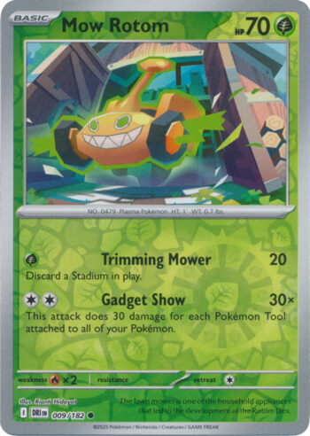 Mow Rotom 9/182 - Destined Rivals - Reverse Holo Common