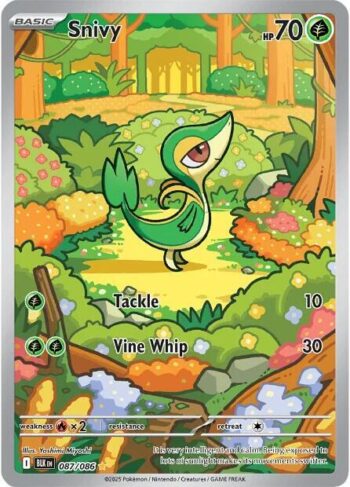 Snivy 87/86 - Black Bolt - Illustration Rare