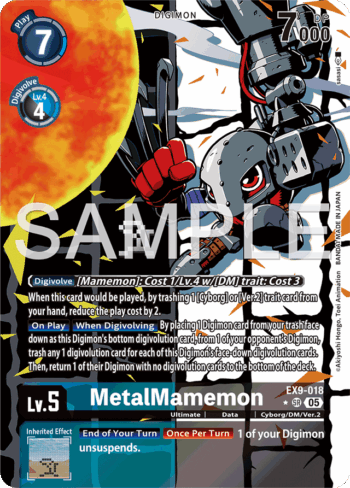 MetalMamemon EX9-018 - Versus Monsters - Alternate Art Super Rare