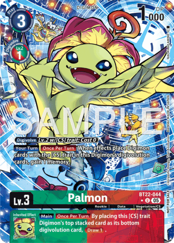 Palmon BT22-044 - Cyber Eden Box Topper Promo – Uncommon