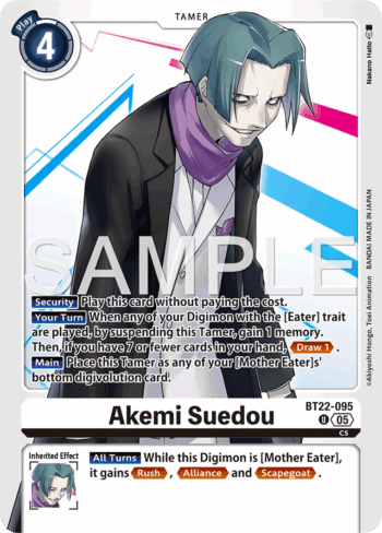 Akemi Suedou BT22-095 - Cyber Eden - Uncommon