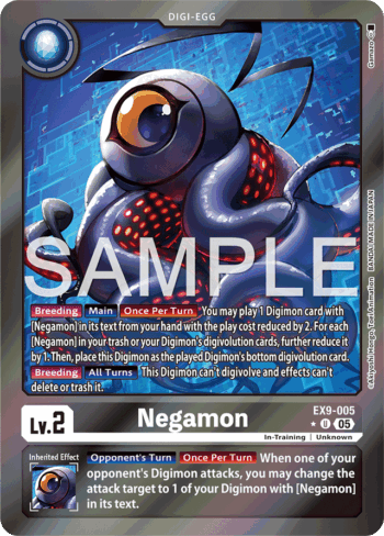 Negamon EX9-005 - Versus Monsters - (Limited Foil) Uncommon