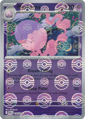 Musharna 36/86 - Black Bolt - (Poke Ball Pattern) Uncommon