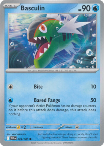 Basculin 24/86 - White Flare - Common