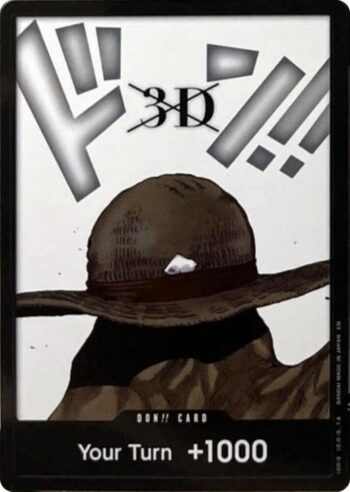 DON!! Card (3D)(Double Pack Set Vol. 8) - DON!! - Alternate Art (DP08)