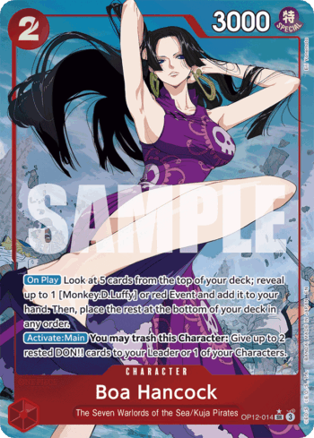 Boa Hancock OP12-014 - Legacy of the Master - Alternate Art Super Rare