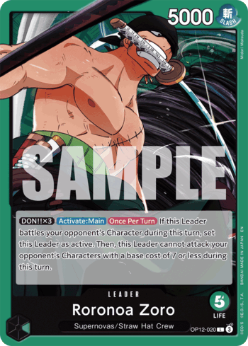 Roronoa Zoro OP12-020 - Legacy of the Master - Leader
