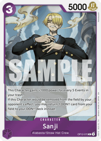 Sanji OP12-070 - Legacy of the Master - Rare