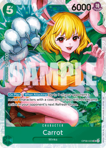Carrot OP08-023 - One Piece Card The Best Vol.2 - Super Rare