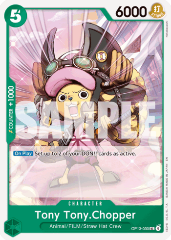 Tony Tony.Chopper OP13-030 - Carrying On His Will - Uncommon