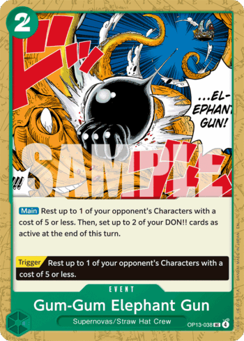 Gum-Gum Elephant Gun OP13-038 - Carrying On His Will - Uncommon