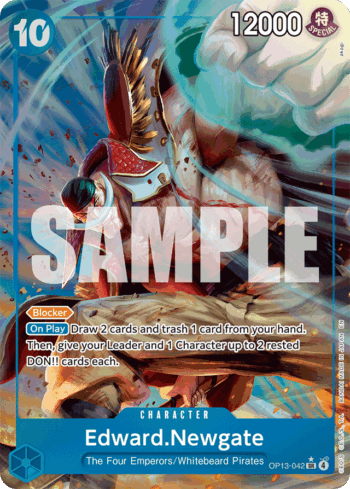 Edward.Newgate OP13-042 - Carrying On His Will - Alternate Art Super Rare