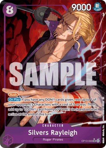 Silvers Rayleigh OP13-066 - Carrying On His Will - Alternate Art Super Rare