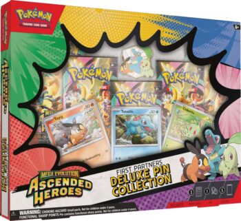 POKÉMON TCG Mega Evolution- Ascended Heroes First Partners Deluxe Pin Collection
