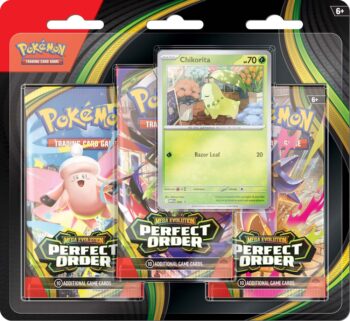 Pokémon TCG Mega Evolution- Perfect Order 3-Booster Blister