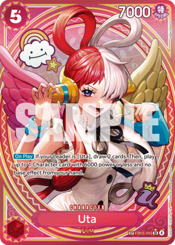 Uta EB03-003 - One Piece Heroines Edition - SP Alternate Art Super Rare