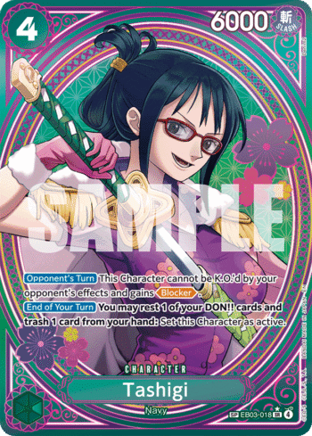 Tashigi EB03-018 - One Piece Heroines Edition - SP Alternate Art Super Rare