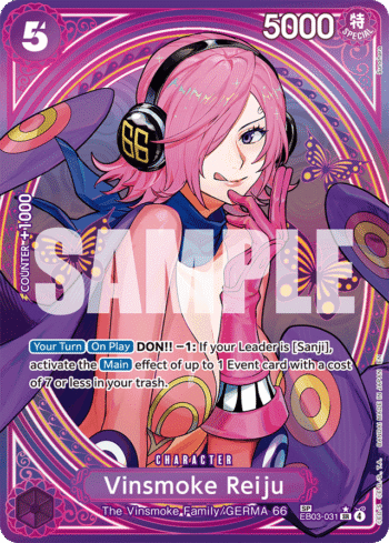 Vinsmoke Reiju EB03-031 - One Piece Heroines Edition - SP Alternate Art Super Rare