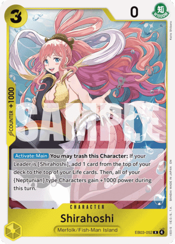 Shirahoshi EB03-052 - One Piece Heroines Edition - Rare