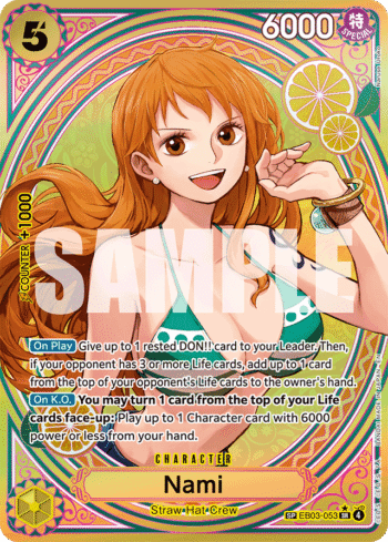 Nami EB03-053 - One Piece Heroines Edition - SP Alternate Art Super Rare