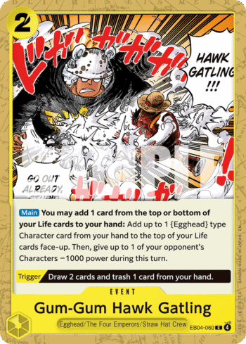 Gum-Gum Hawk Gatling EB04-060 - Adventure on Kami's Island - Common