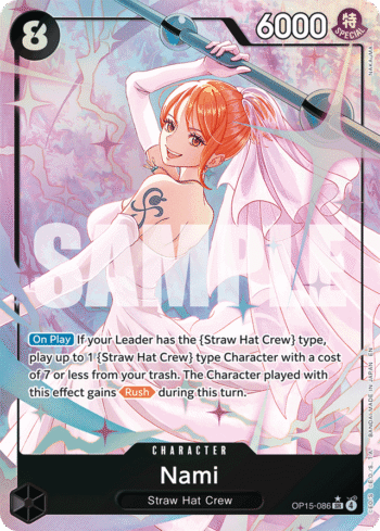 Nami OP15-086 - Adventure on Kami's Island - Alternate Art Super Rare