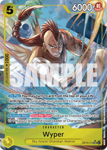 Wyper OP15-114 - Adventure on Kami's Island - Alternate Art Super Rare