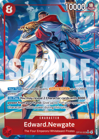 Edward.Newgate OP16-003 - The Time of Battle - Alternate Art Super Rare