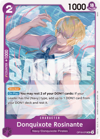 Donquixote Rosinante OP16-070 - The Time of Battle - Uncommon