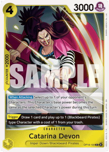 Catarina Devon OP16-104 - The Time of Battle - Rare