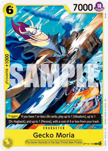 Gecko Moria OP16-105 - The Time of Battle - Common