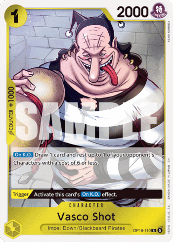 Vasco Shot OP16-110 - The Time of Battle - Rare