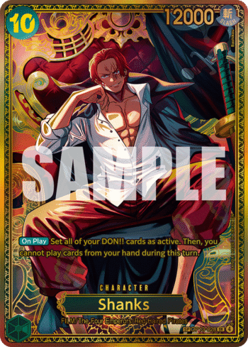 Shanks OP13-028 - The World's Strongest Warriors - SP Alternate Art Super Rare