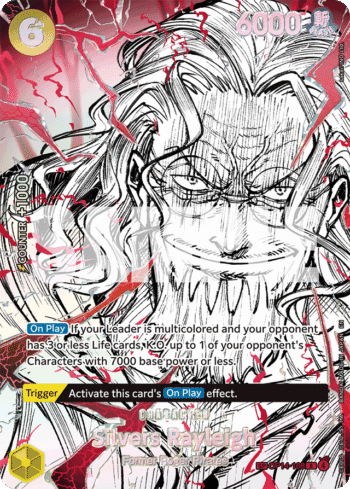 Silvers Rayleigh OP14-108 - The World's Strongest Warriors - SP Alternate Art Rare