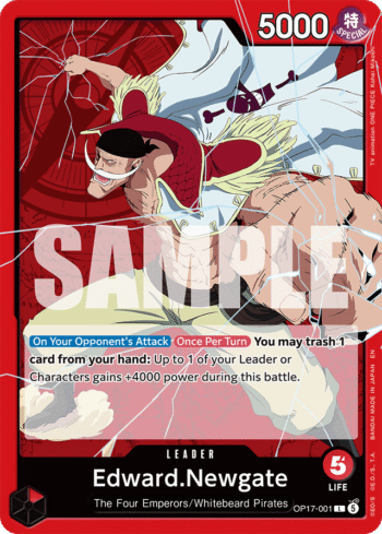 Edward.Newgate OP17-001 - The World's Strongest Warriors - Leader
