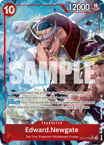 Edward.Newgate OP17-005 - The World's Strongest Warriors - Alternate Art Super Rare